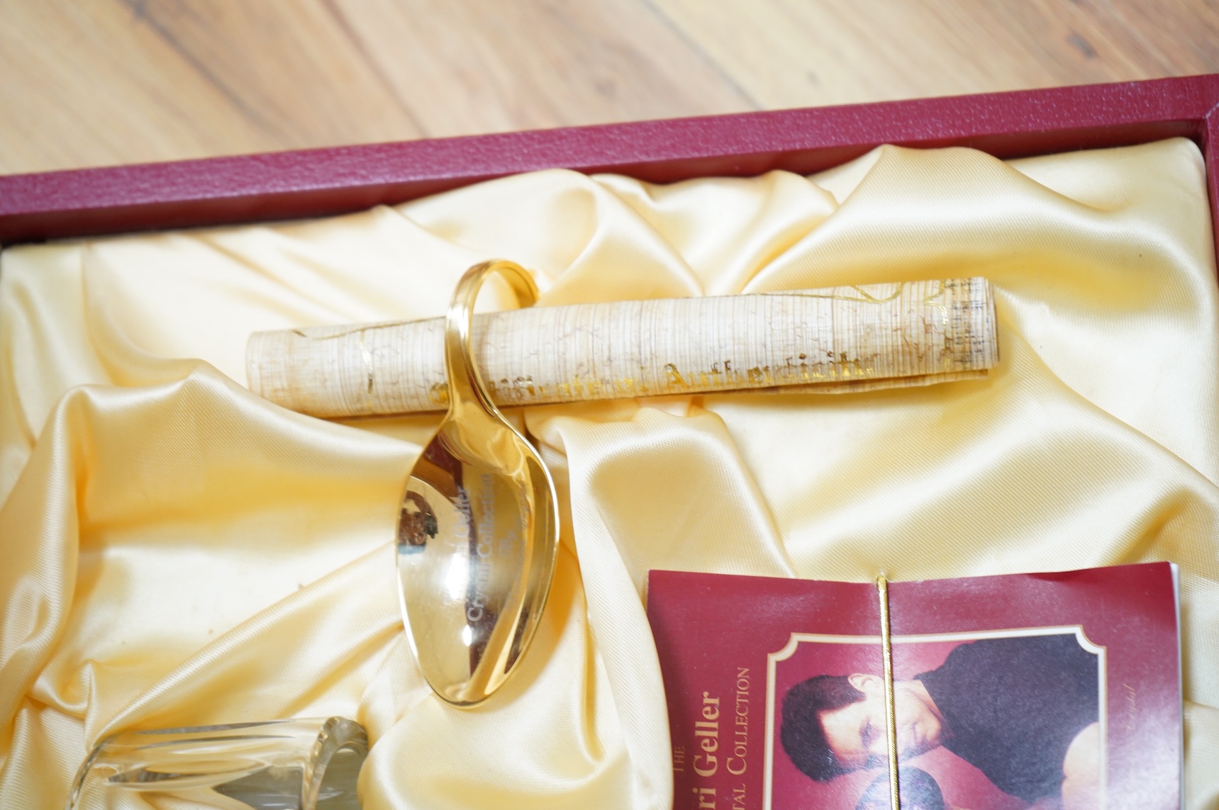 The Uri Geller Crystal Collection - three cased sets by Dickenson Crystal